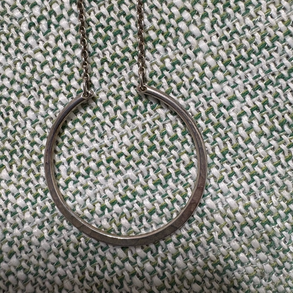 James Avery Hammered Silver Necklace